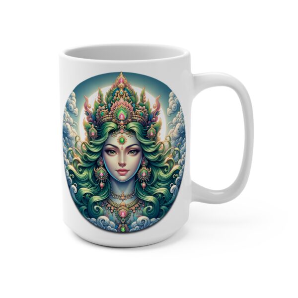 Green Tara II Mug 15oz Buddhist Green Tara Ceramic Mug