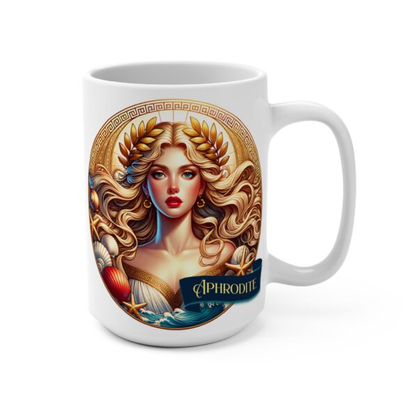 Aphrodite II Mug 15oz Greek Goddess Aphrodite Ceramic Mug