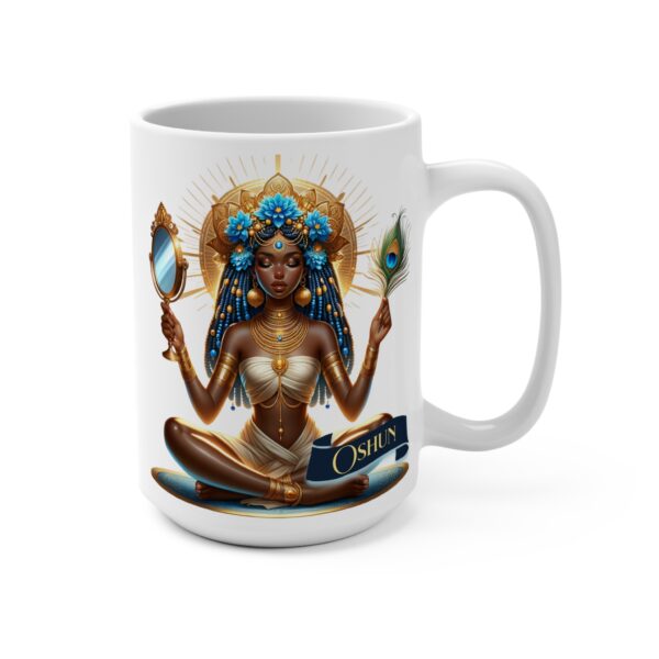 Oshun Mug 15oz African Goddess Oshun Latte Mug Ceramic