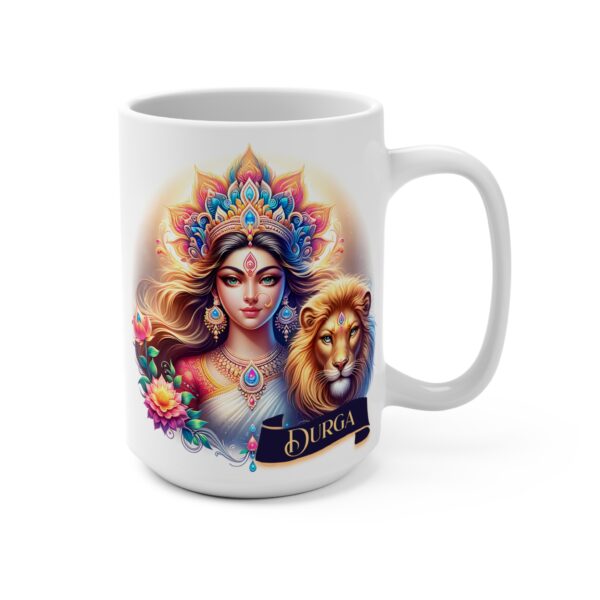 Durga Mug 15oz Hindu Goddess Durga Ceramic Mug