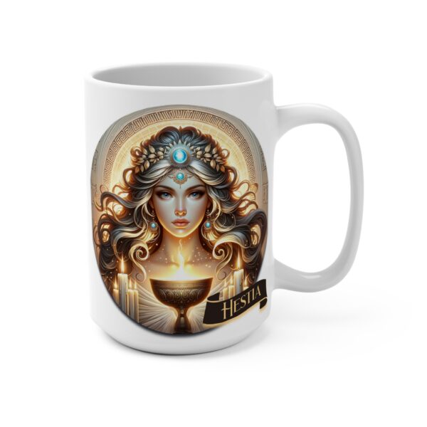 Hestia Mug 15oz Greek Goddess Hestia Latte Mug Ceramic