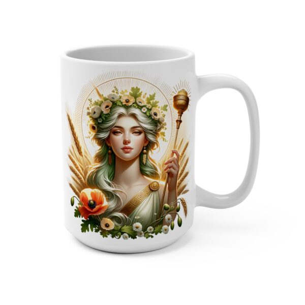 Demeter Mug 15oz Greek Goddess Demeter Ceramic Mug