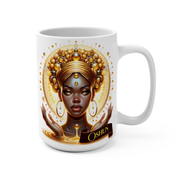 Oshun Mug 15oz African Goddess Oshun Latte Mug Ceramic