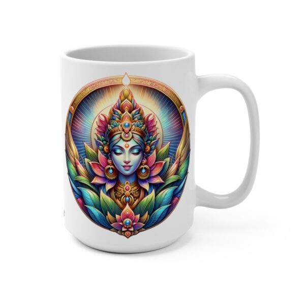 Colorful Enlightened Mug 15oz Enlightened Hindu Ceramic